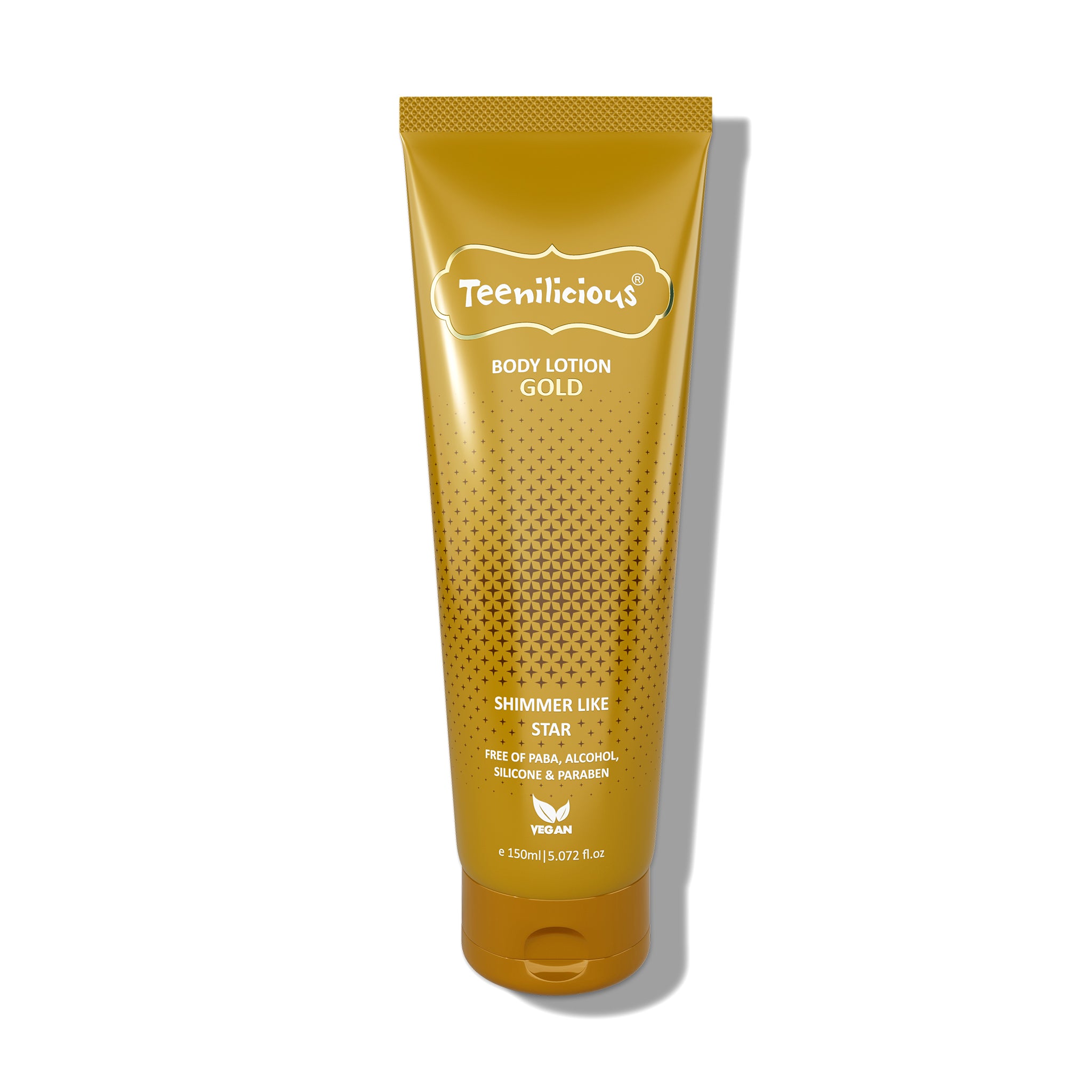 Product View Of Body Lotion Gold Sparkle Product View Of Body Lotion Gold Sparkle