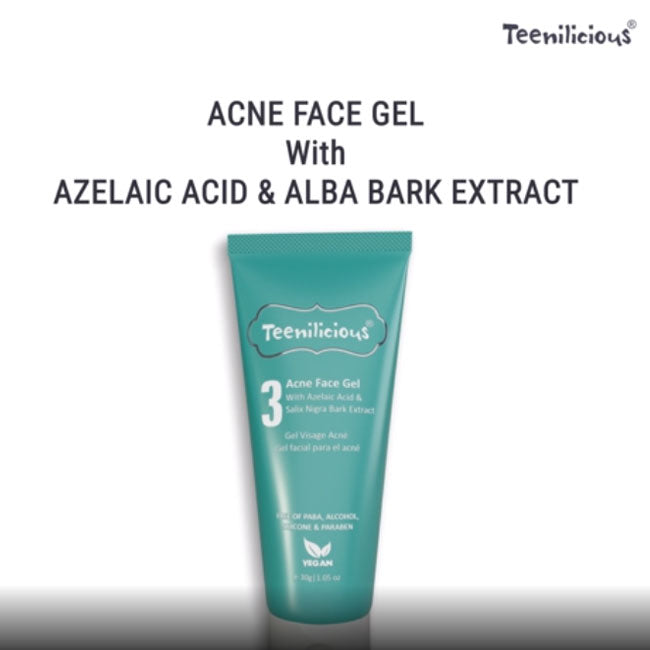 Acne Gel With Azelaic Acid 30g - Clear Skin Pores Off Acne Causing Bacteria Acne Gel With Azelaic Acid 30g - Clear Skin Pores Off Acne Causing Bacteria