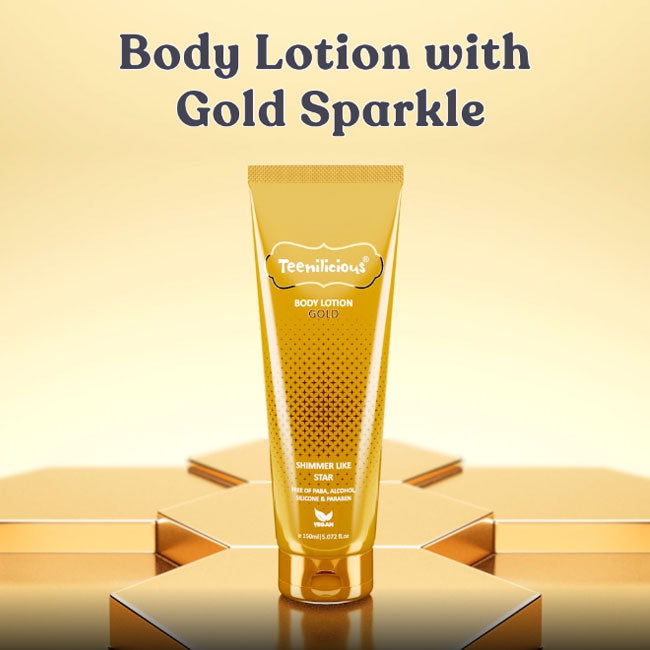 Body Lotion Gold Sparkle 150ml - Skin Shine Lotion To Add Natural Shimmer Body Lotion Gold Sparkle 150ml - Skin Shine Lotion To Add Natural Shimmer