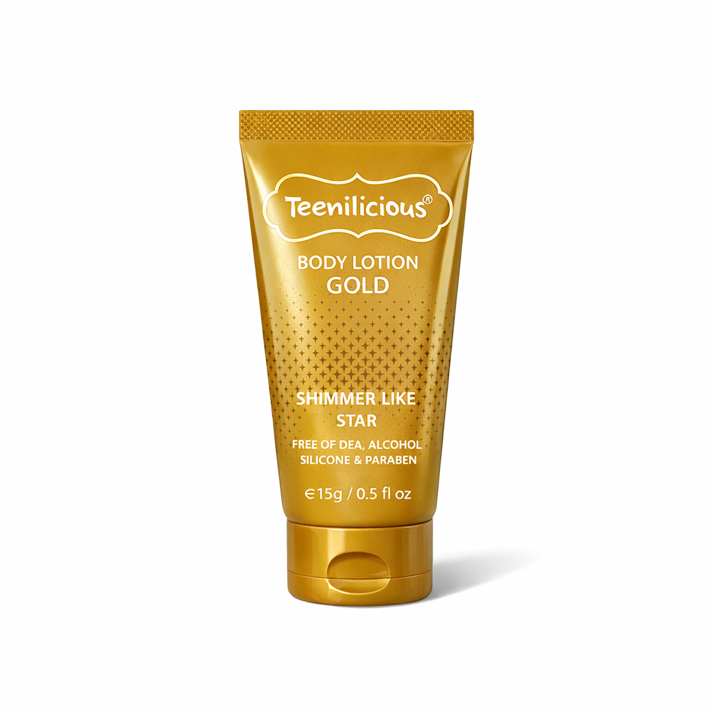 Gold Sparkle Body Lotion for Glowing Skin (15ml)