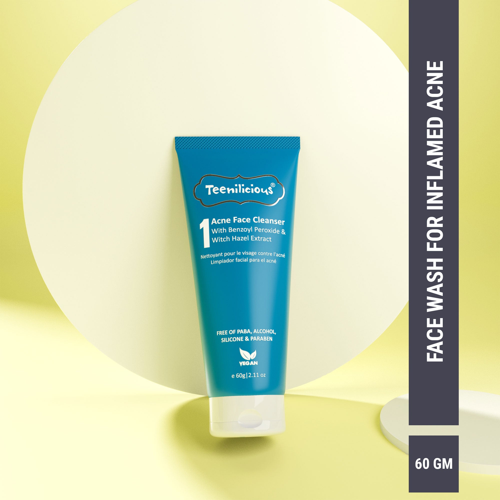 Acne Face Cleanser With Benzoyl Peroxide Main image