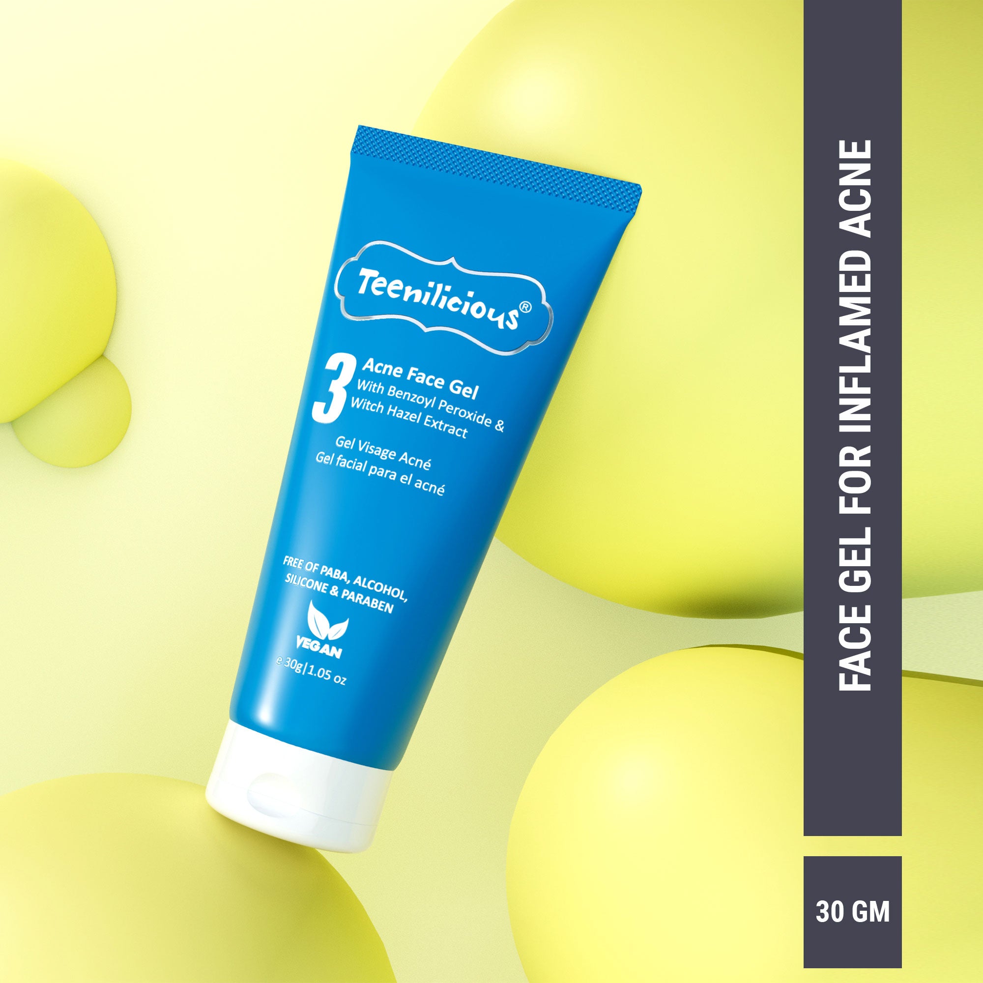 Acne Face Gel With Benzoyl Peroxide Main image