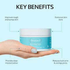 Bum Body Cream with Retistar & Shea Butter for Butt Acne 100g
