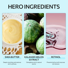 Bum Body Cream with Retistar & Shea Butter for Butt Acne 100g