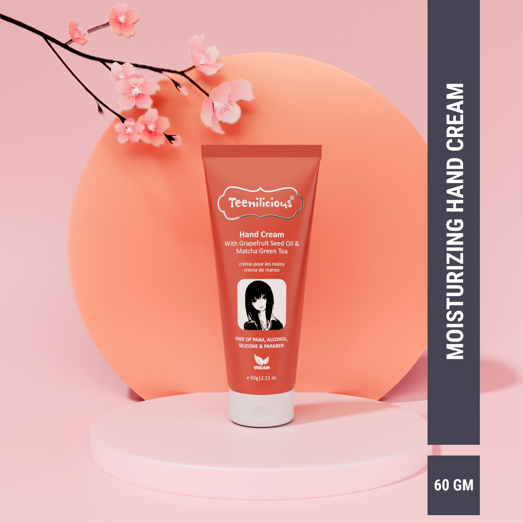 Hand Cream With Grapefruit seed Oil & Matcha Green Tea Main image