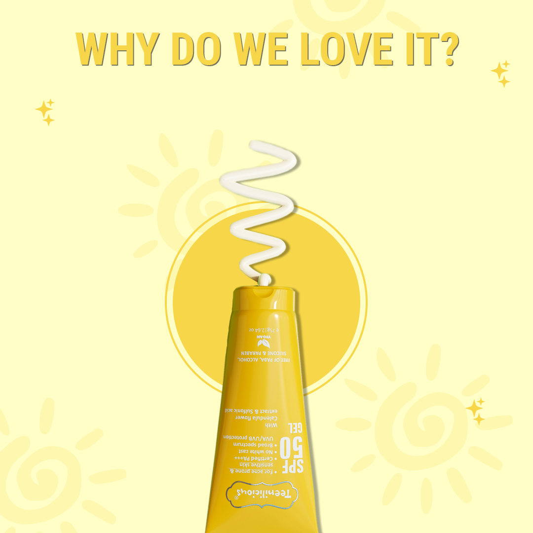 Teenilicious SPF 50 Sunscreen Gel