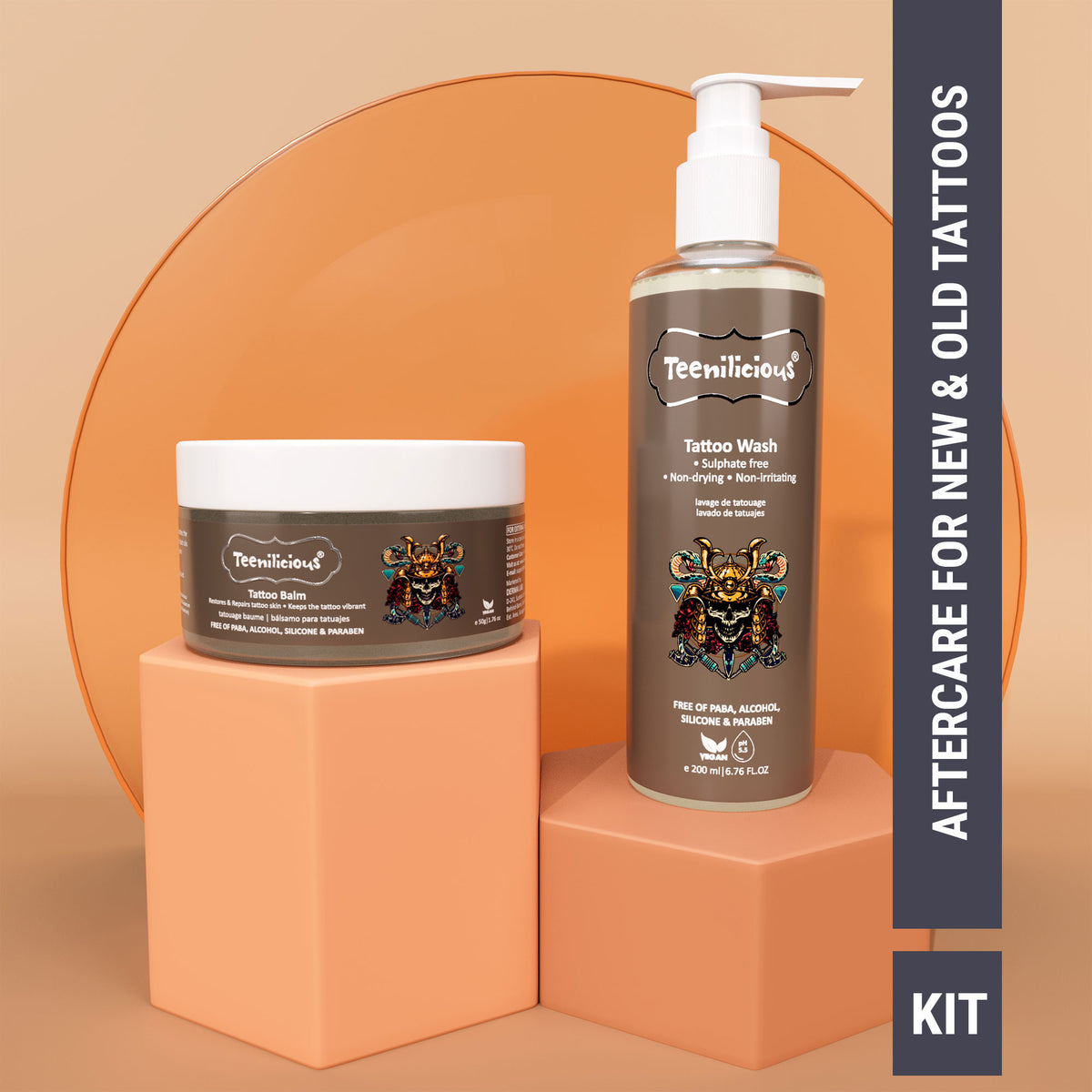 Tattoo Care Kit 250ml - Tattoo Aftercare For Old & New Tattoos