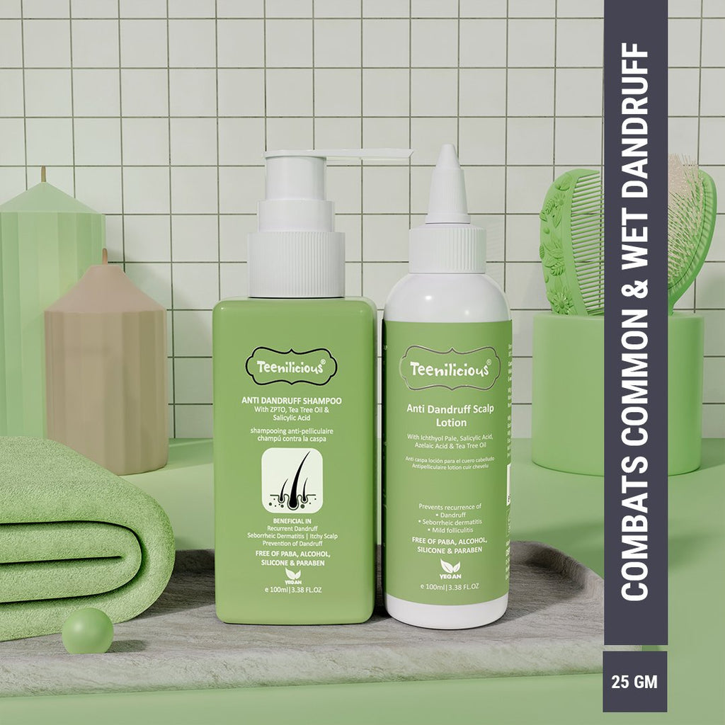 Teenilicious Anti Dandruff Shampoo & Scalp Lotion Combo Kit