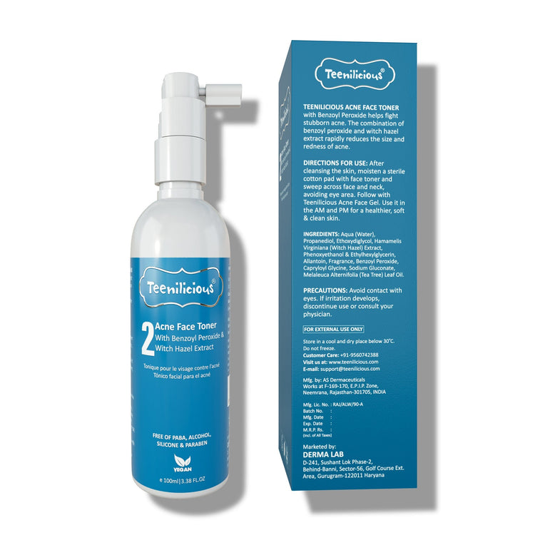 Product View Of Benzoyl Peroxide Acne Face Toner