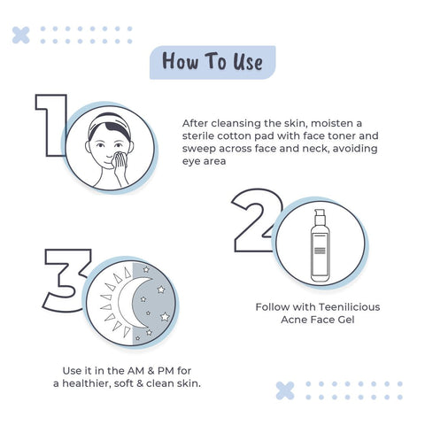 How To Use Acne Face Toner With Benzoyl Peroxide & Witch Hazel Extract