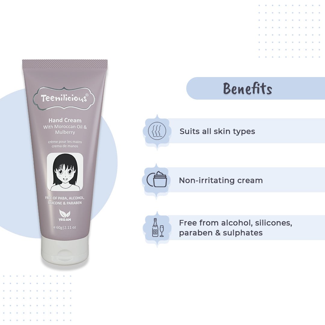 Benefits Of Hand Cream With Moroccan Oil & Mulberry