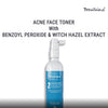 Acne Face Toner With Benzoyl Peroxide 100ml - For Inflamed Acne Prone Skin