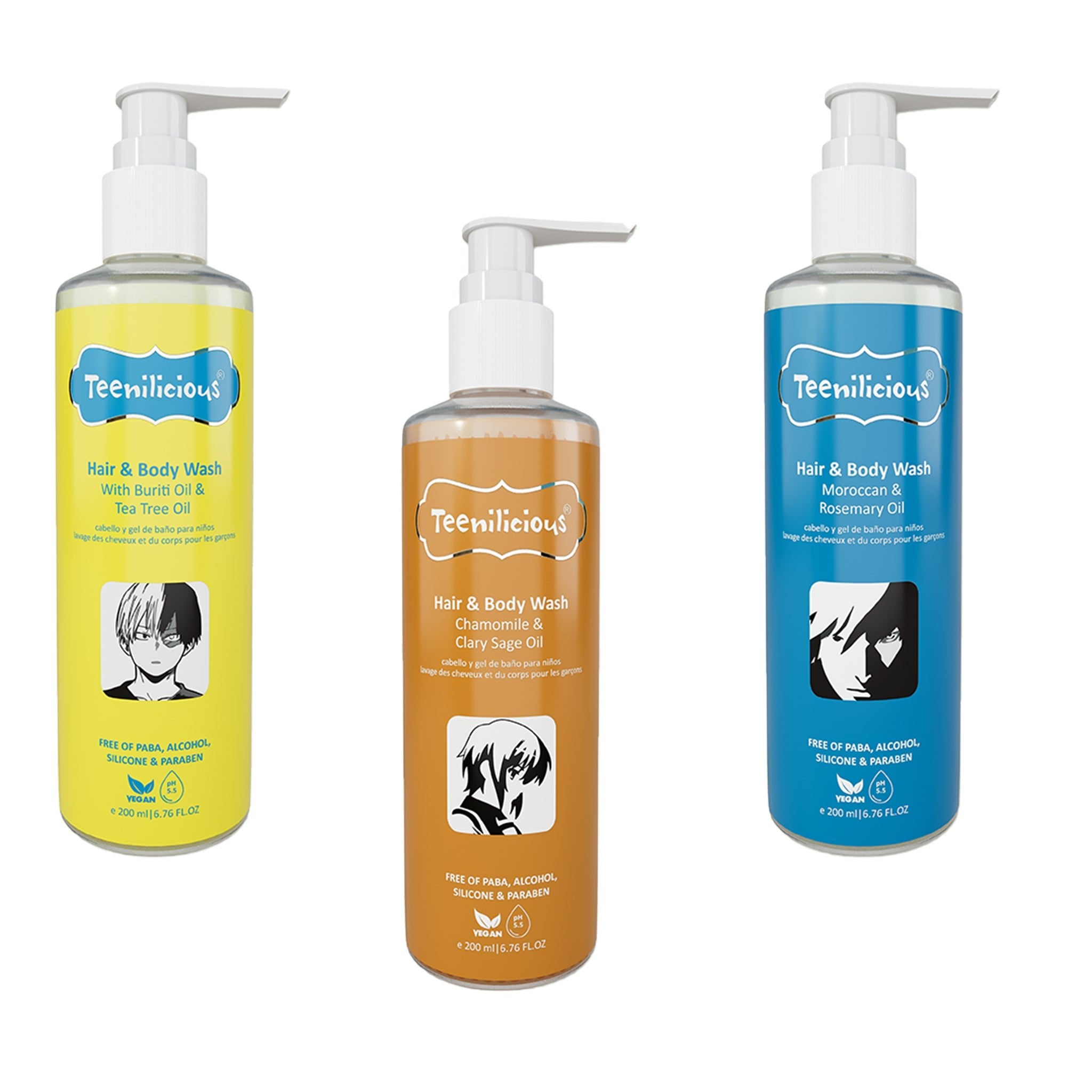 Product View Of Hair And Body Wash Kit