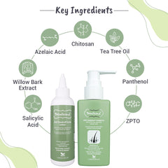 Teenilicious Anti Dandruff Shampoo & Scalp Lotion Combo Kit | Prevents Recurrence of Dandruff | 200ml