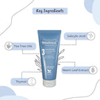 Key Ingredients Of Acne Face Gel With Salicylic Acid & Tea Tree Oil