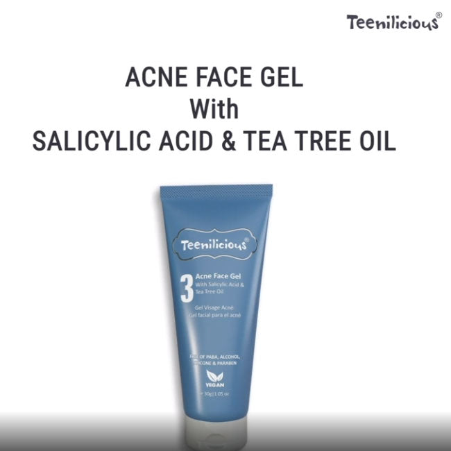 Acne Face Gel With Salicylic Acid 30g - Gel For Blackhead & Whitehead